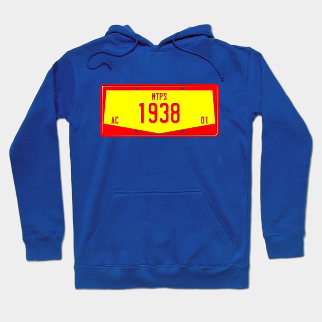 Antique Super Plate Hoodie by GloopTrekker